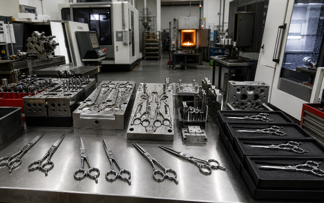 In-house manufacturing process and mold shop