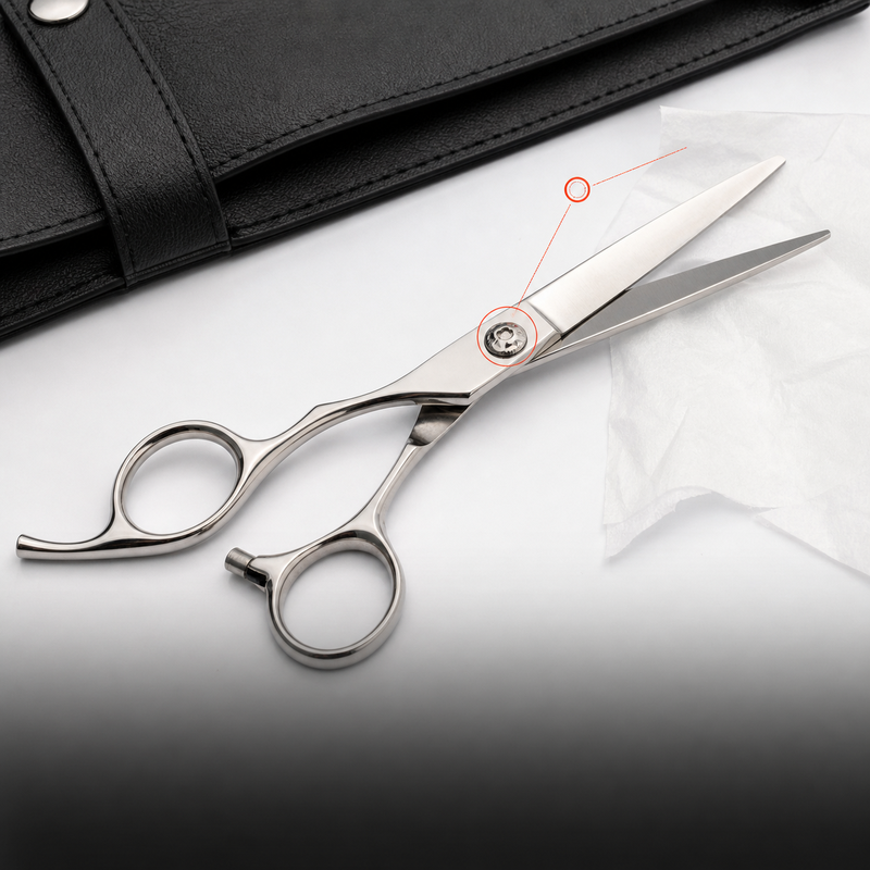 Mackay true left-handed hair shear verification