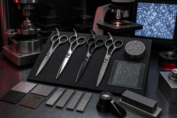 Precision hair shear metallurgical structure