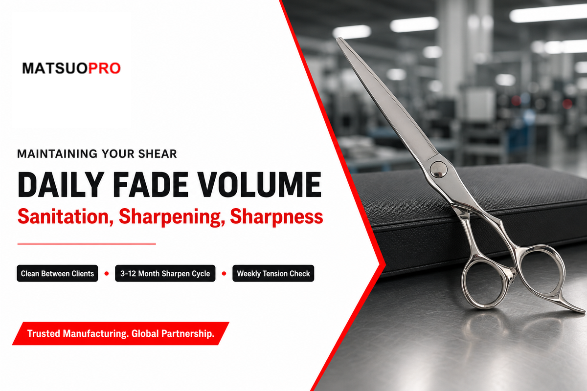 Maintaining a 7-Inch Shear Under Daily Fade-Cutting Volume — MATSUOPRO