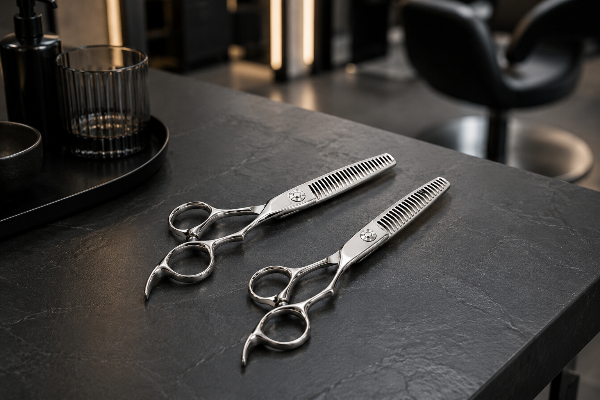 Precision CNC ground 40-tooth blending shears geometry
