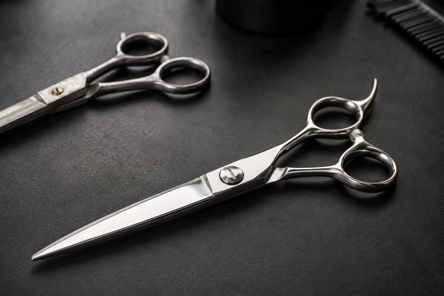 MATSUOPRO vacuum heat treatment process hitting 57 to 59 HRC for Japanese 440C hair scissors