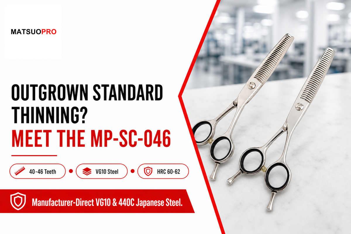 40-46 Tooth Fine-Blending Shears: When You've Outgrown Standard Thinning — MATSUOPRO