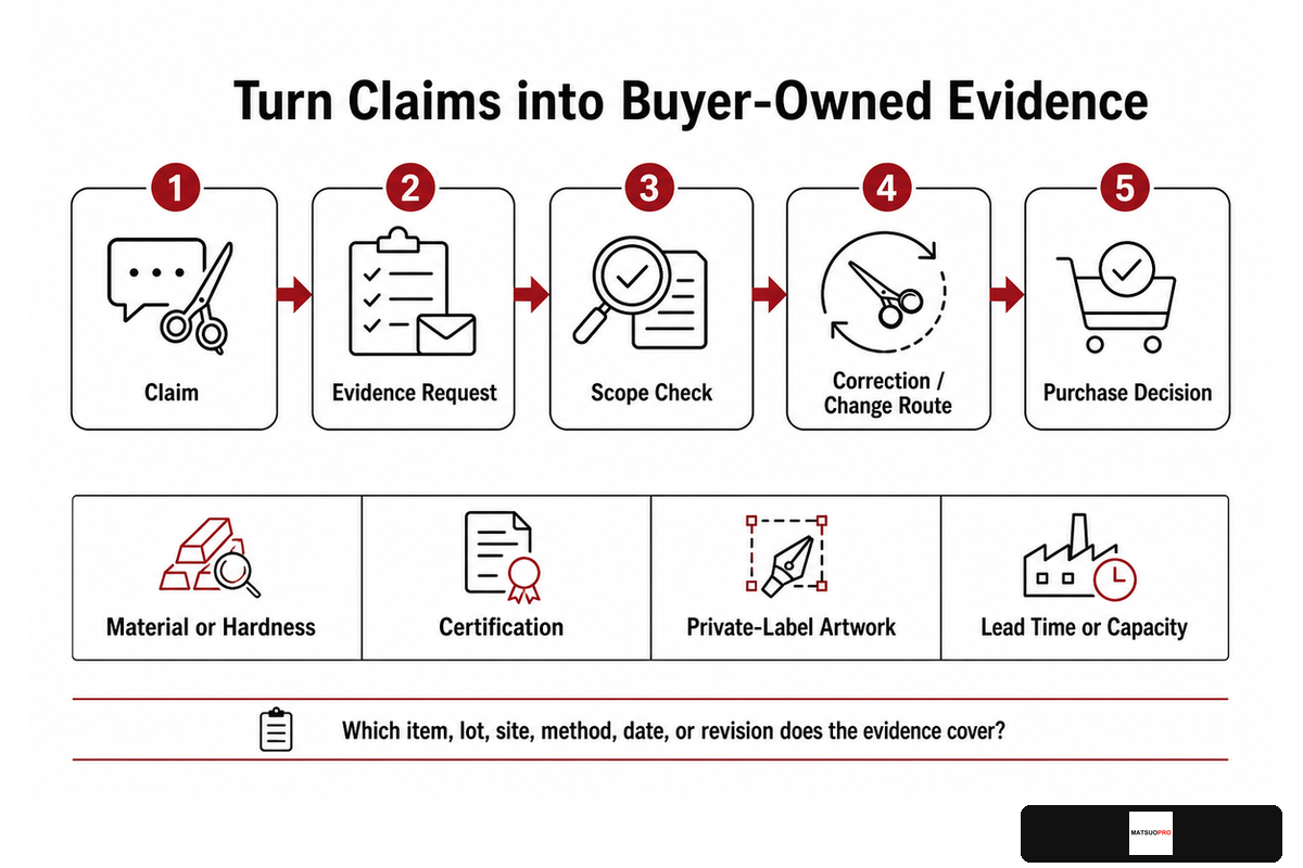 Verify Supplier Claims Before You Commit — MATSUOPRO