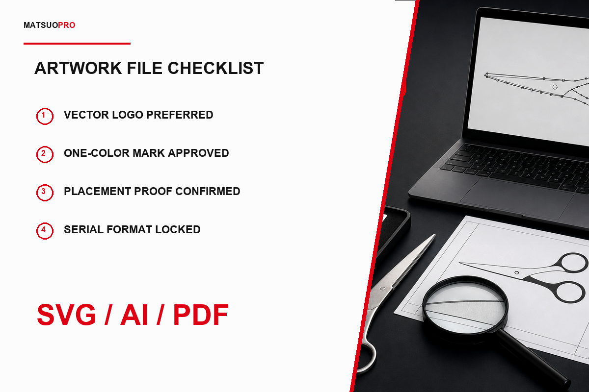 Artwork file requirements before ordering custom scissor engraving - MATSUOPRO