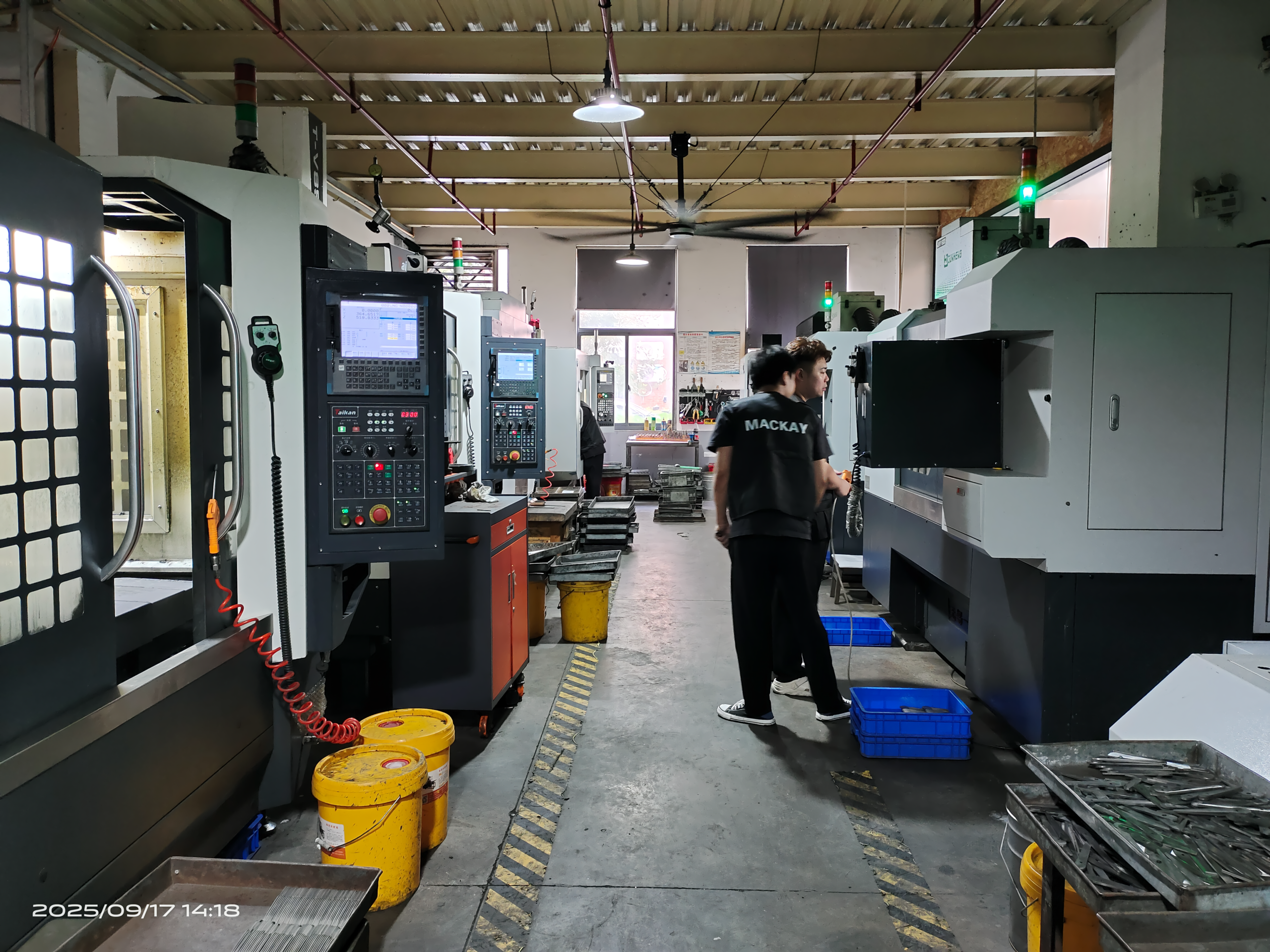 Barber Shears Manufacturing Factory Background