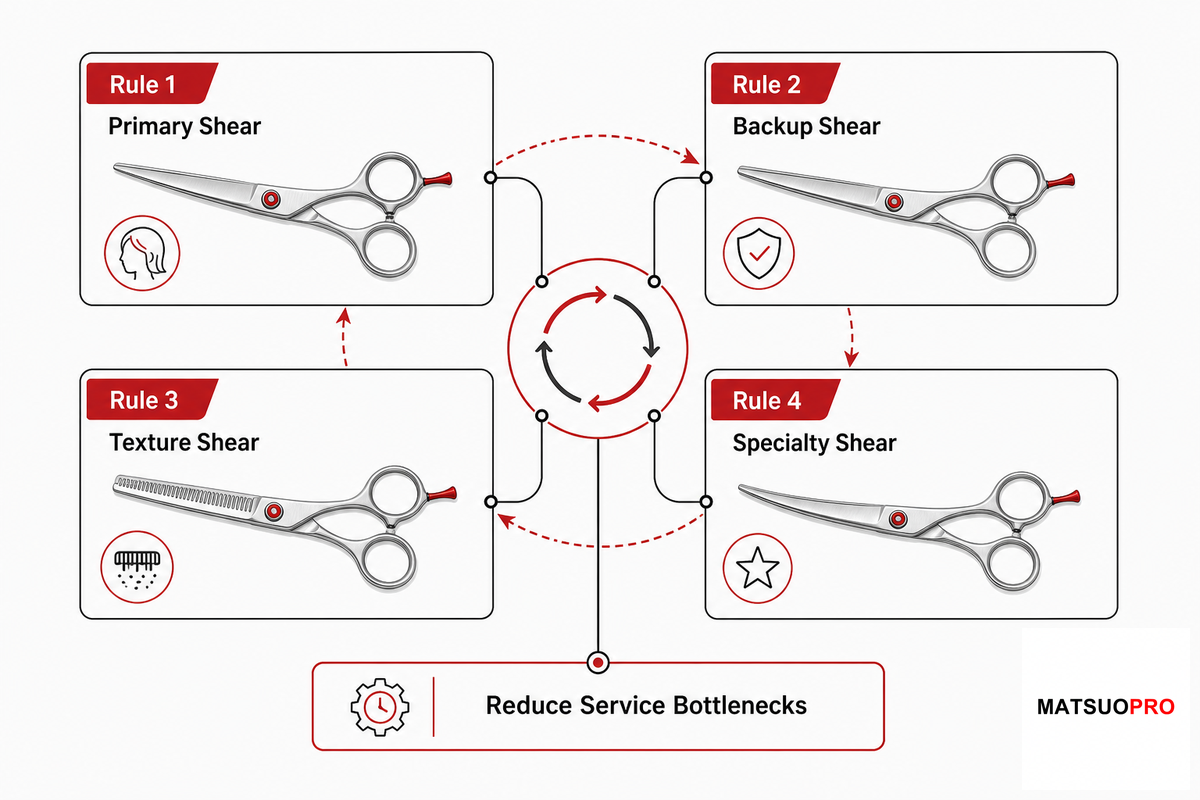 The 4 Rotation Rules for Professional Hair Shears - MATSUOPRO