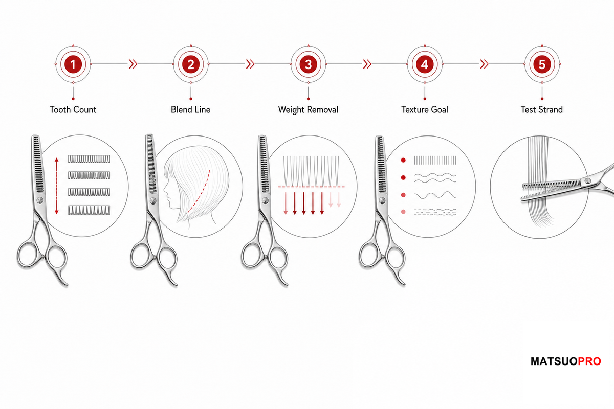 Why Thinning Shears and Texturizing Hair Decide Whether the Kit Works - MATSUOPRO