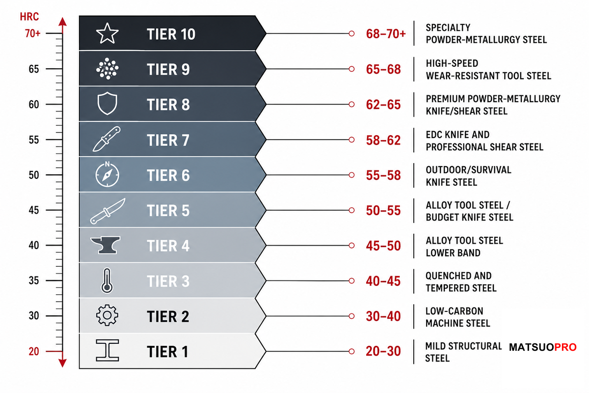The Full HRC Scale: A 20-Point Reference Ladder — Mackay