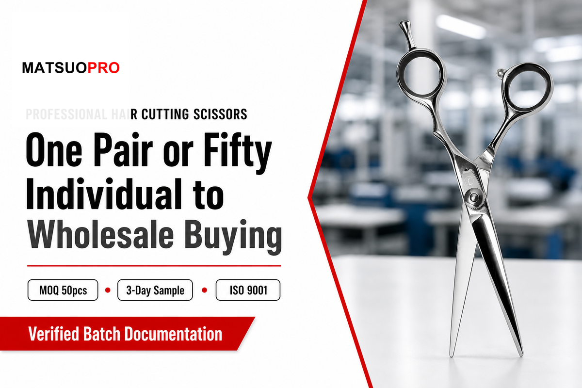 Buying One Pair vs. Sourcing for a Shop or Brand — Mackay Hair Scissors