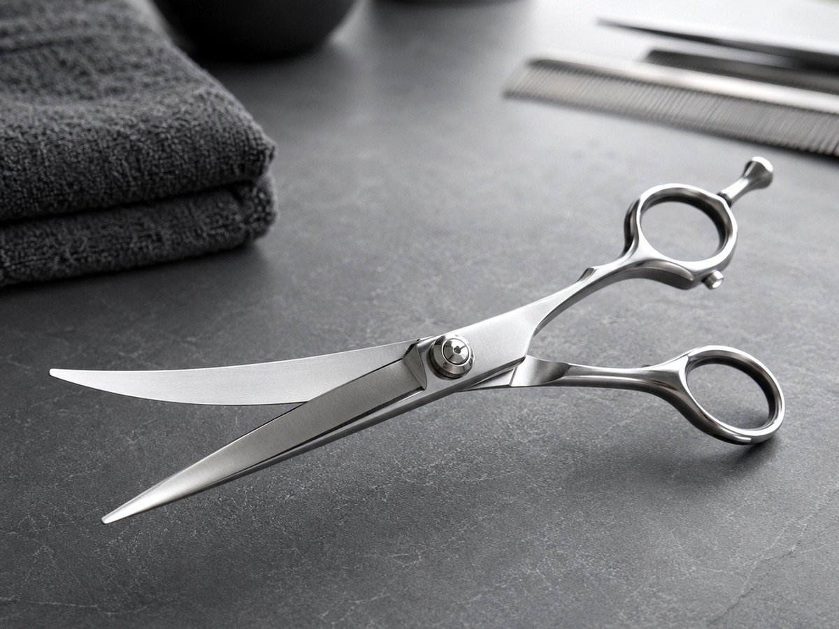 MATSUOPRO curved dog grooming shears main product image