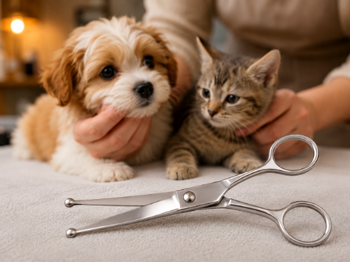 MATSUOPRO safety-tip shears for puppies and kittens main product image