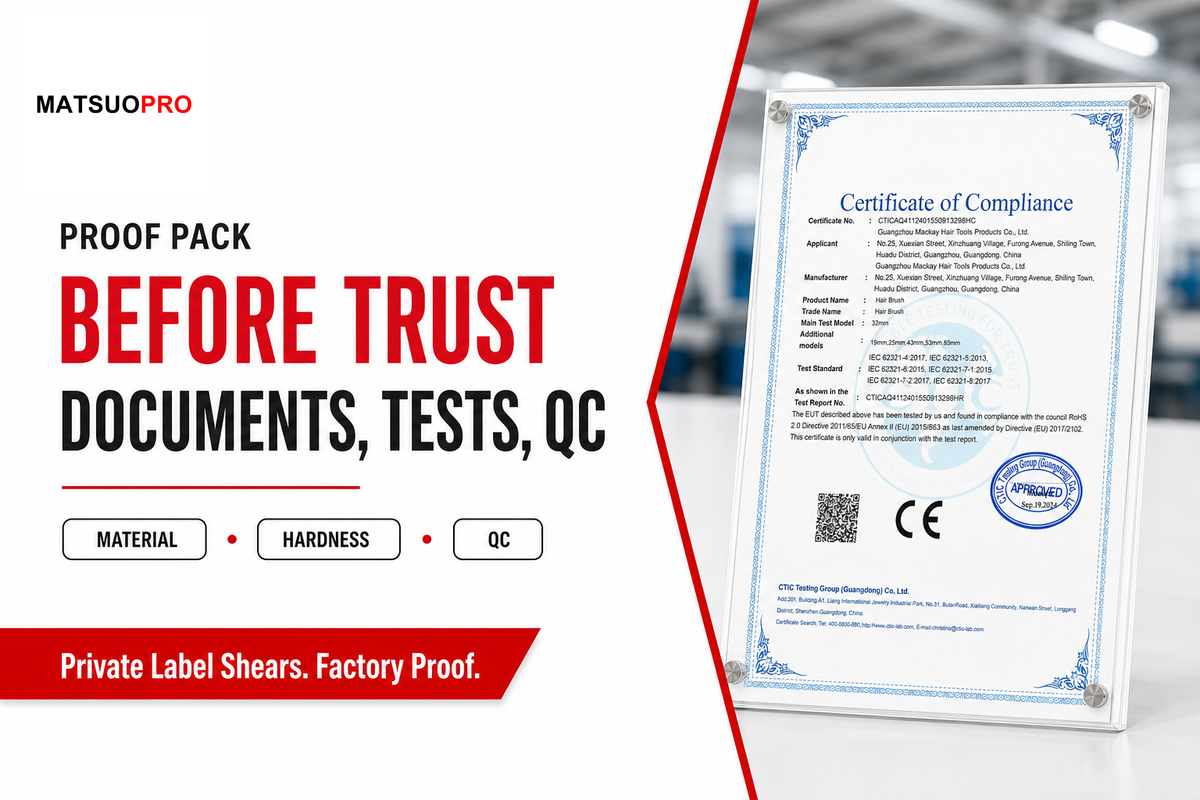 The 8-Document Proof Pack to Request Before You Trust a Supplier - MATSUOPRO