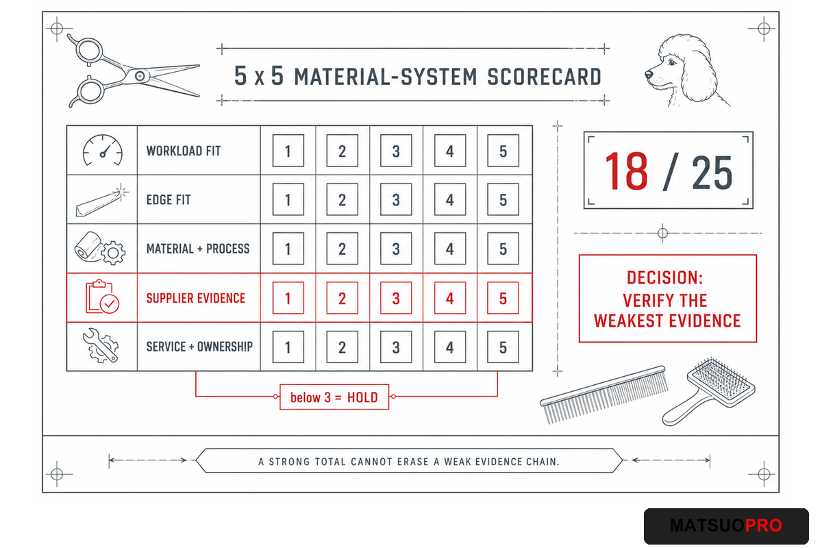 10. Score the Choice, Then Test the Weakest Evidence — MATSUOPRO