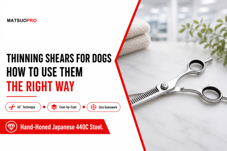Thinning Shears for Dogs: How to Use Them the Right Way