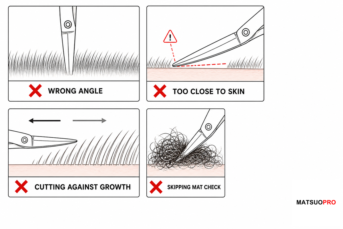 Common Technique Mistakes That Ruin a Groom — MATSUOPRO