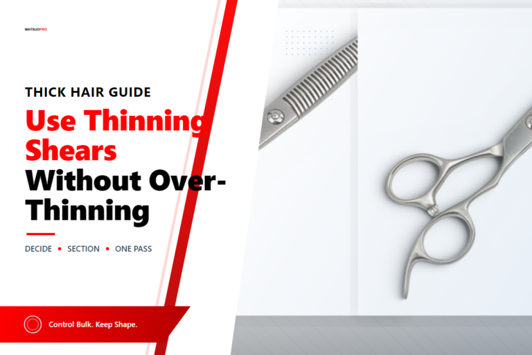 Thinning Shears for Thick Hair safe-use guide — MATSUOPRO