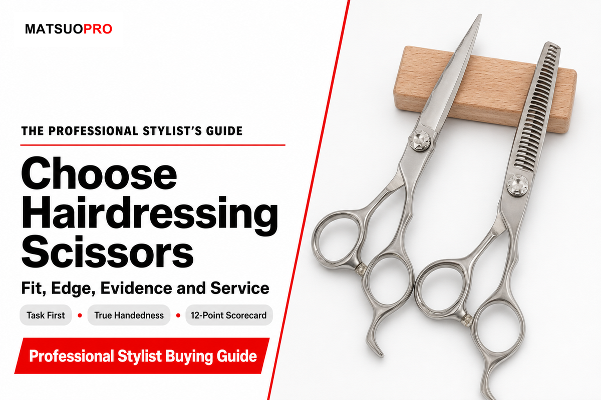 How to Choose Hairdressing Scissors: 12-Point Guide