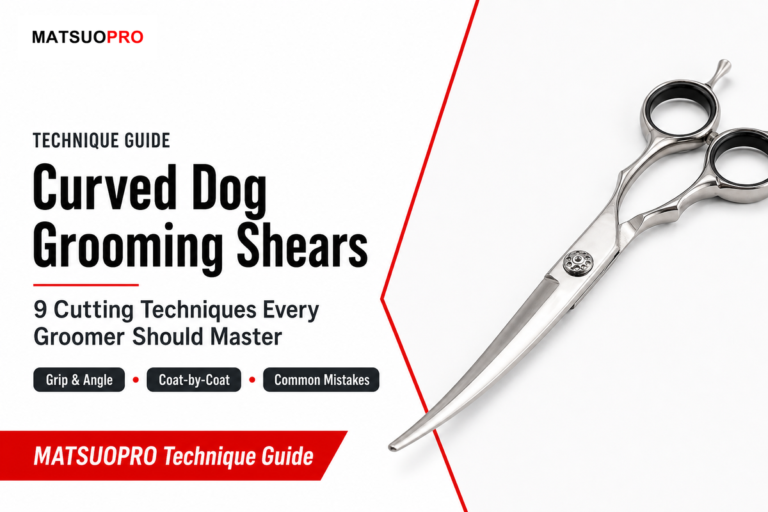 How to Use Curved Dog Grooming Shears: 9 Techniques