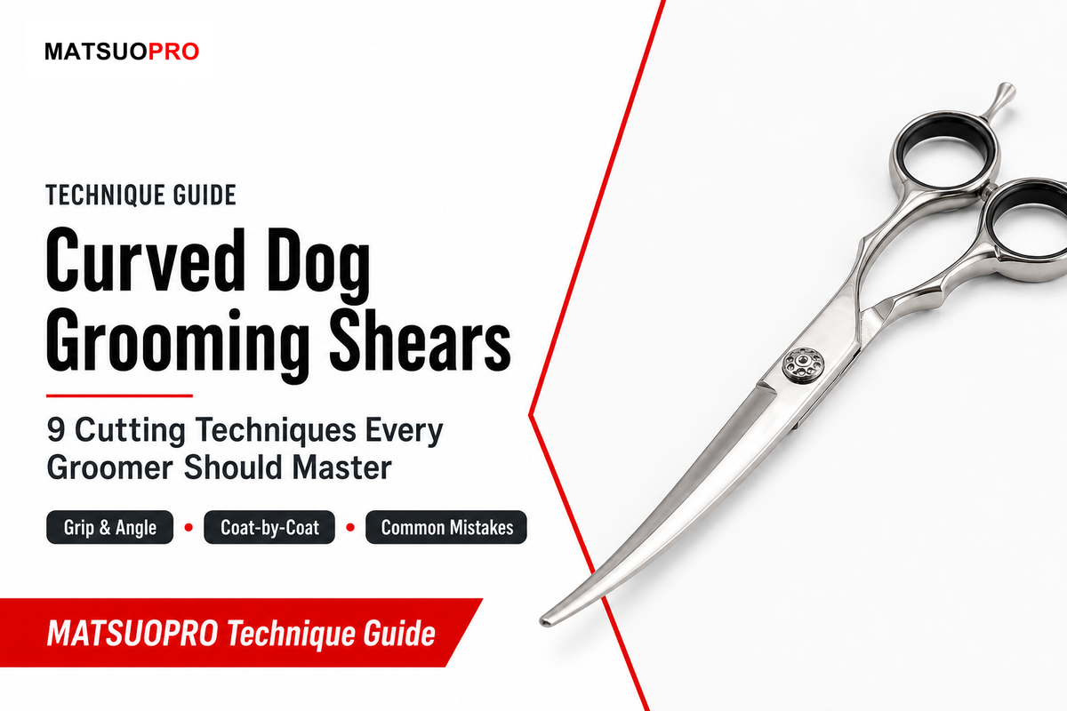 How to Use Curved Dog Grooming Shears: 9 Techniques