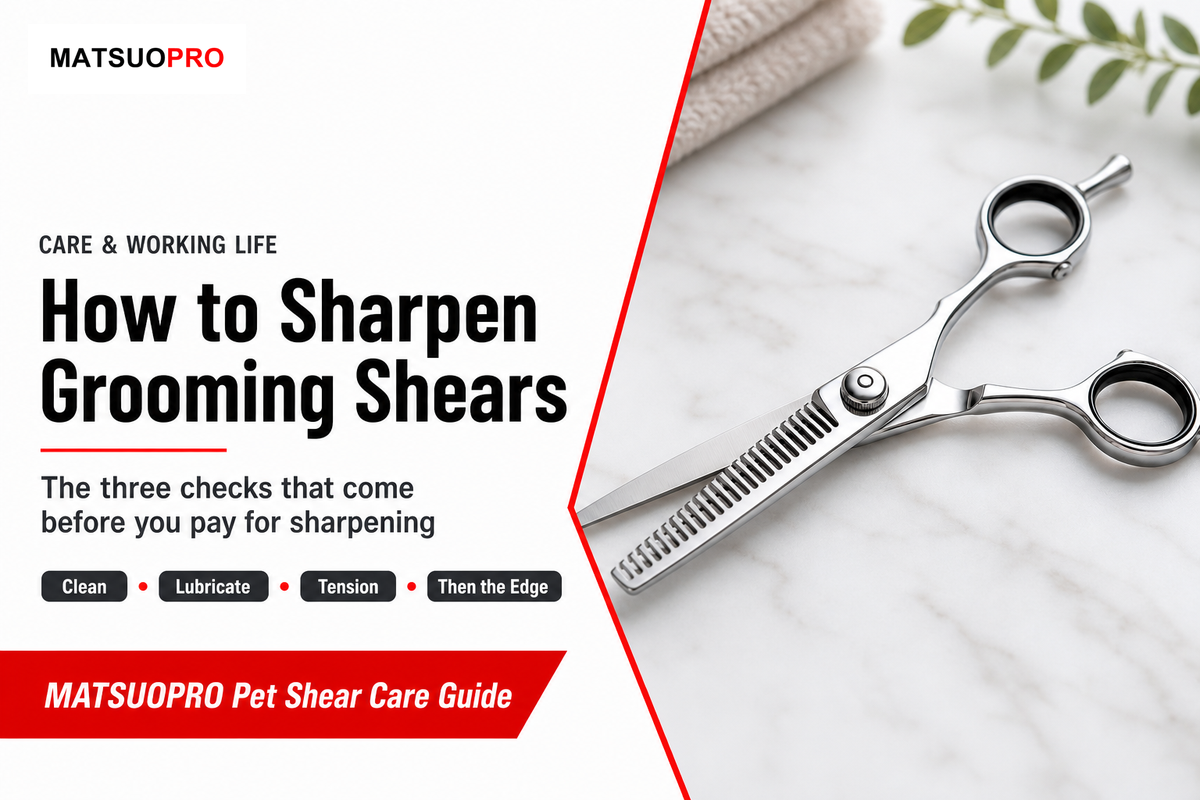 How to Sharpen Grooming Shears: A 3-Check Care Guide