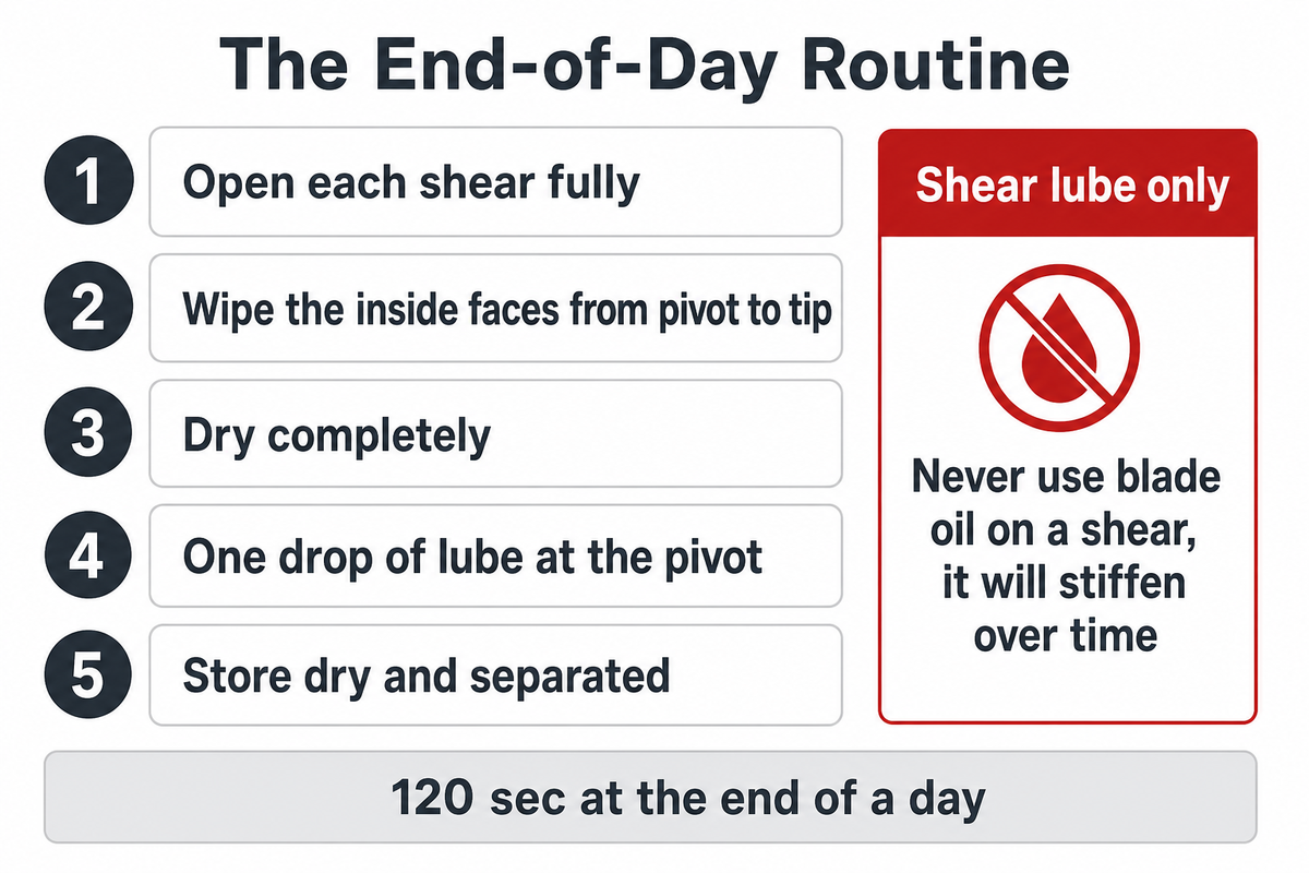 Rust, Residue and the Pivot: What a Wet Coat Does to Your Shear — MATSUOPRO