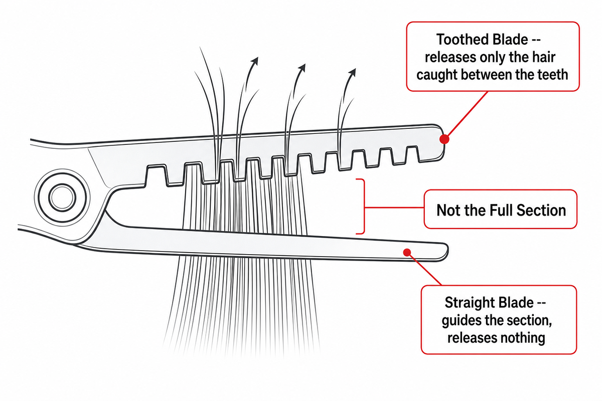 What Texturizing Shears Actually Do to Hair — MATSUOPRO