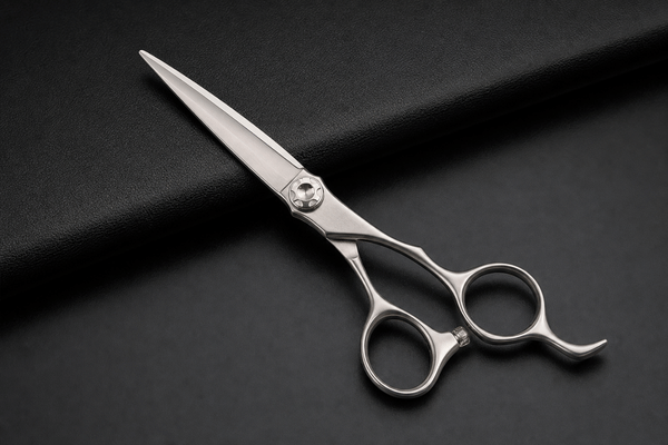 MATSUOPRO true left-handed hair-cutting shear with a reverse-ground blade